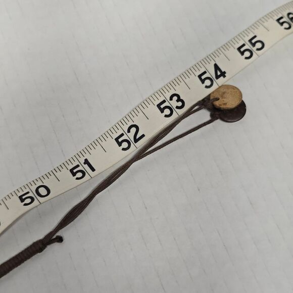 Coconut Shell Waistband Bohemian Boho Hippie Brown Belt - Picture 6 of 8